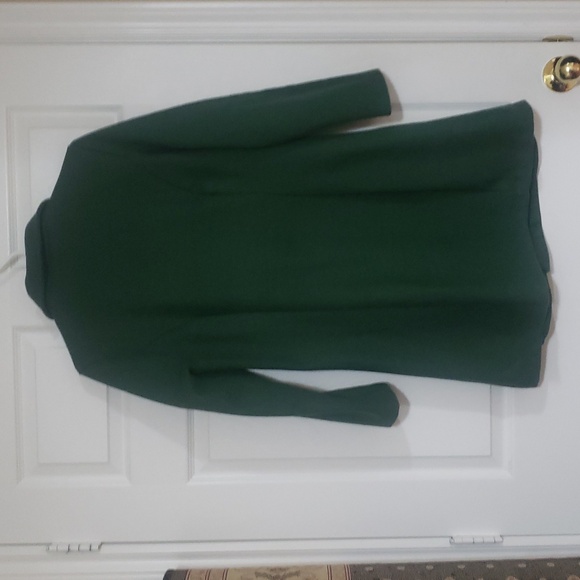 Elegant Green Women's Coat - Picture 4 of 9